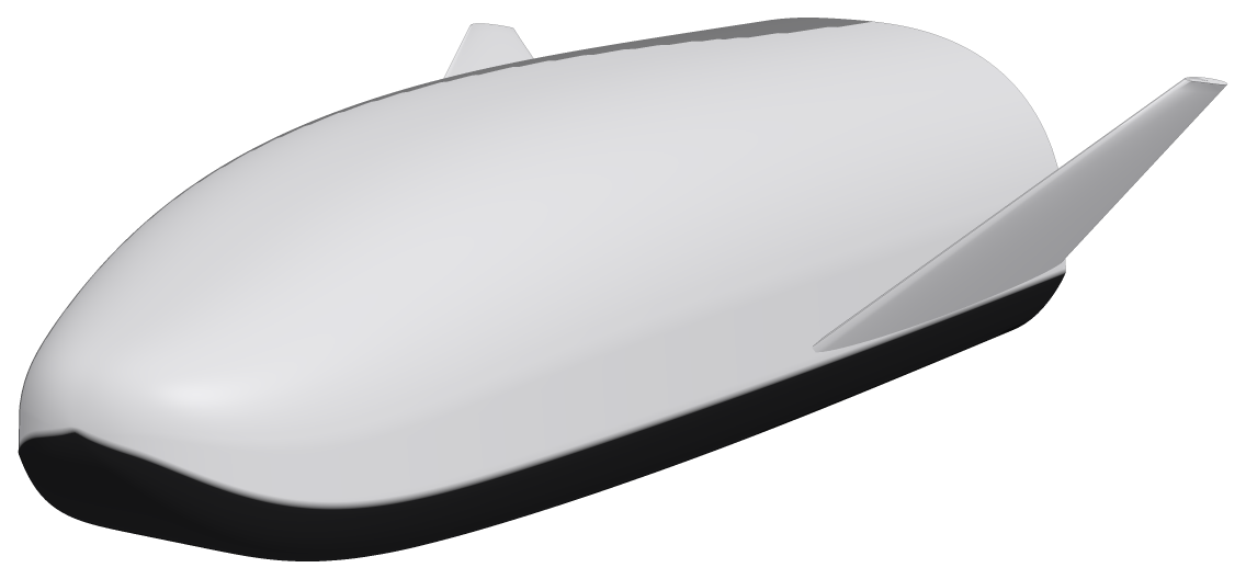 Asteryx v9.1 lifting body vehicle